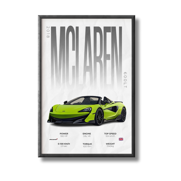 McLaren 600LT Poster