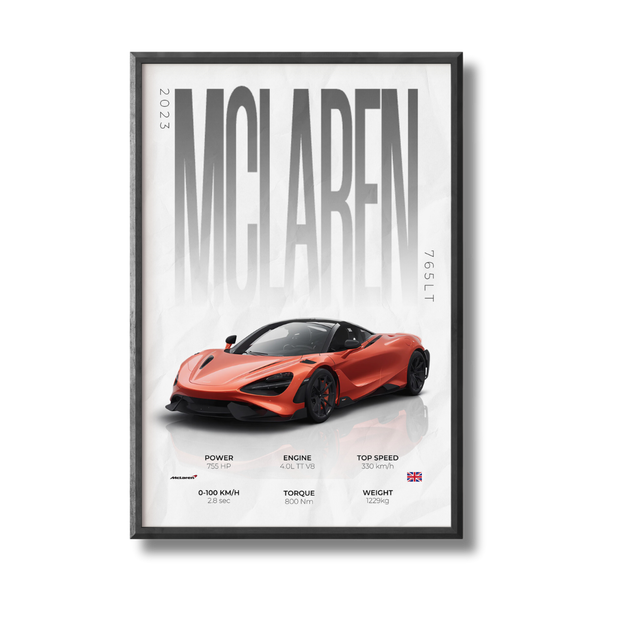 McLaren 765LT Poster