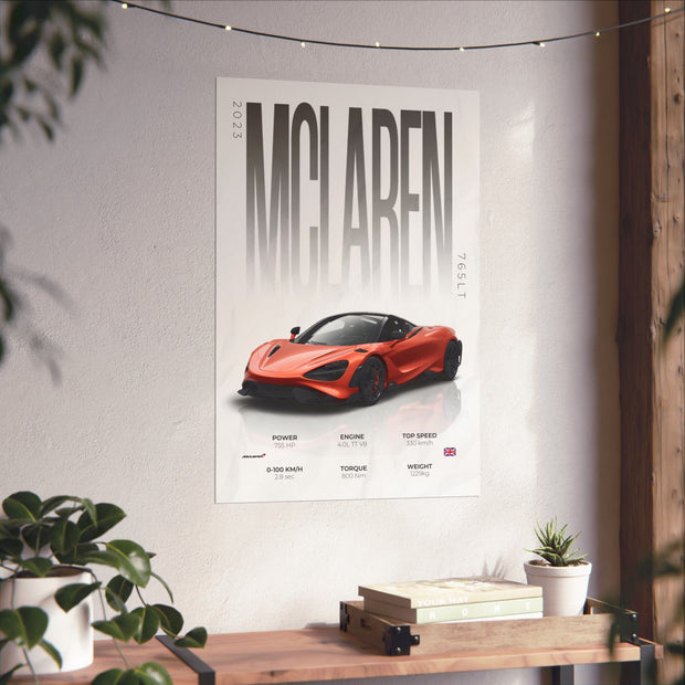 McLaren 765LT Poster