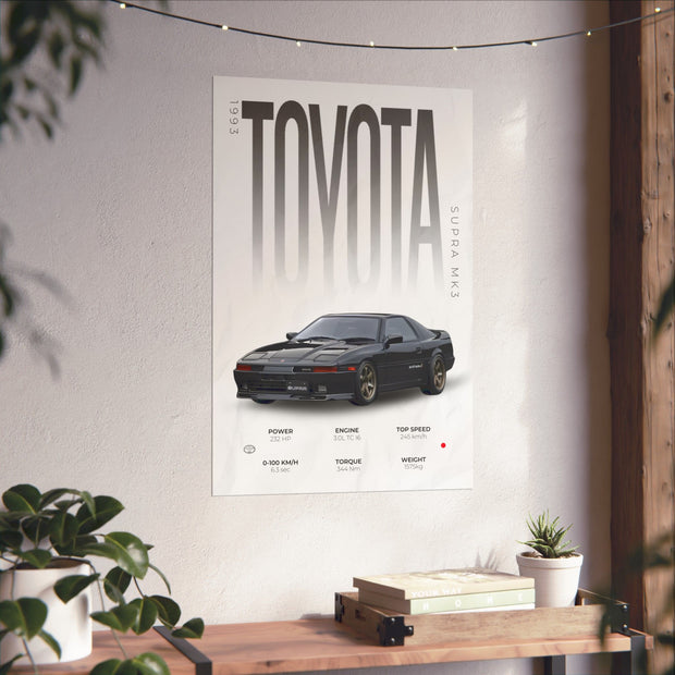 Toyota Supra MK3 Poster