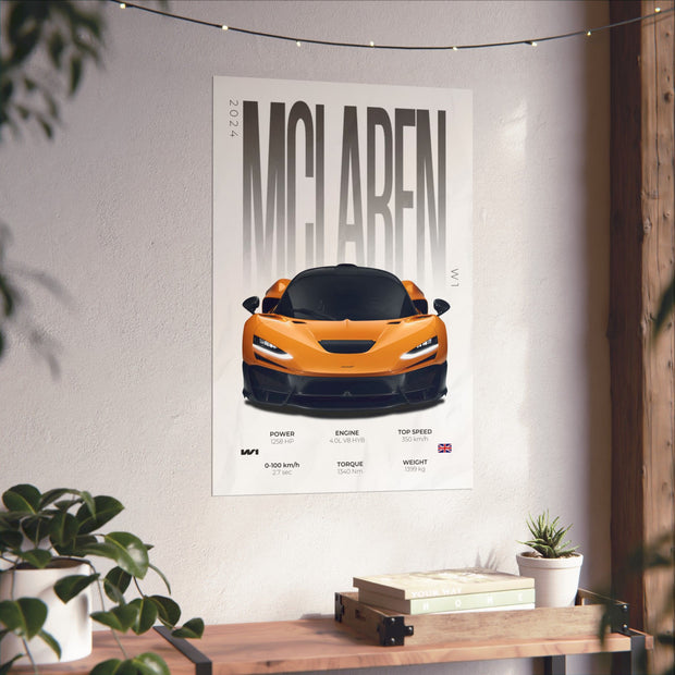 McLaren W1 Poster