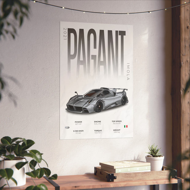 Pagani Imola Poster