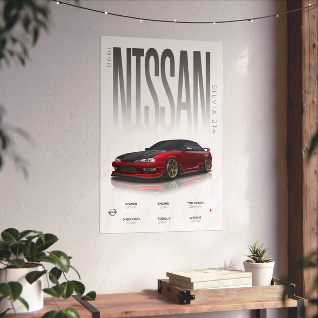 Nissan Silvia S14 Poster