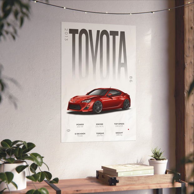 Toyota 86 Poster