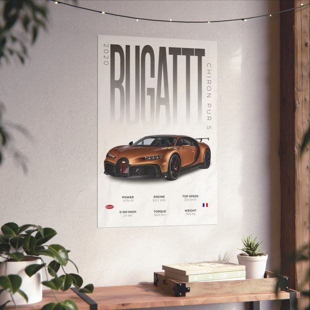 Bugatti Chiron Pur S Poster