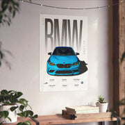 BMW M2 Competition Poster (Maxxi Spec)