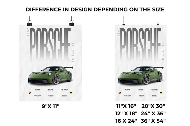 Porsche GT3 RS Poster
