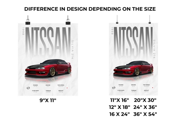 Nissan Silvia S14 Poster