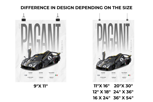 Pagani Huayra R Poster