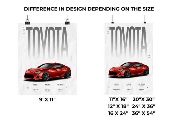 Toyota 86 Poster