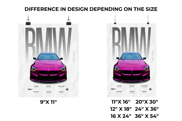 BMW G87 M2 Poster (Doubt Spec)