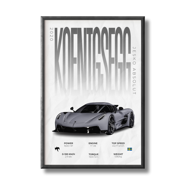 Koenigsegg Jesko Absolut Poster