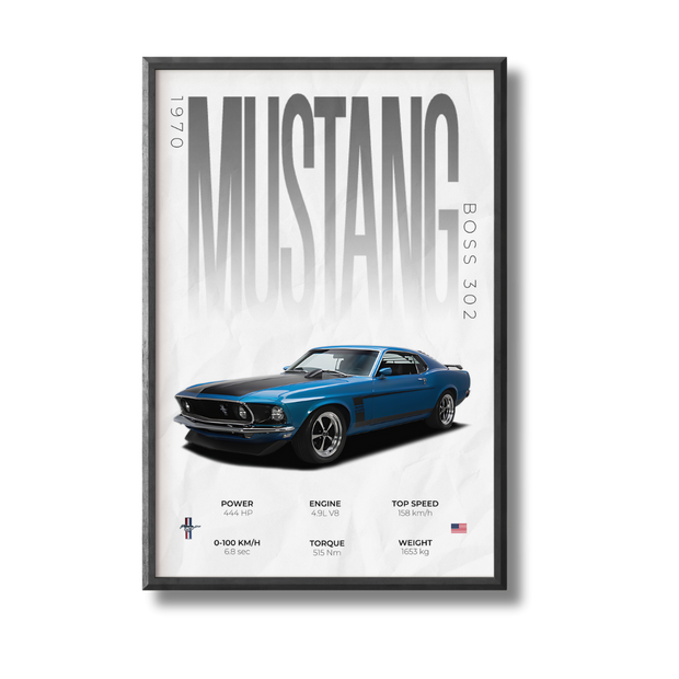 Mustang Boss 302 Poster