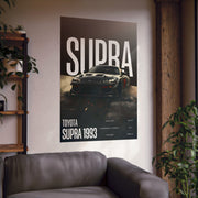 Toyota Supra Car Poster