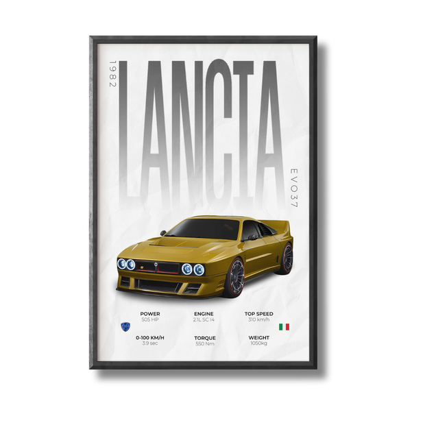 Lancia EVO37 Poster