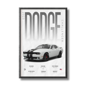 Dodge Challenger Hellcat Poster