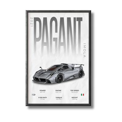 Pagani Imola Poster