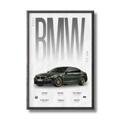 BMW M5 CS Poster