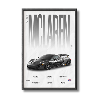 McLaren P1 Poster