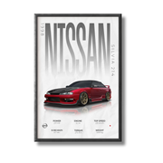 Nissan Silvia S14 Poster