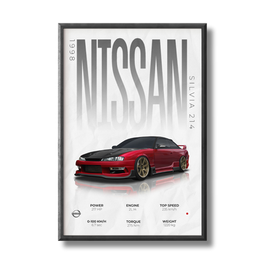 Nissan Silvia S14 Poster