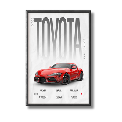 Toyota Supra Mk5 Poster